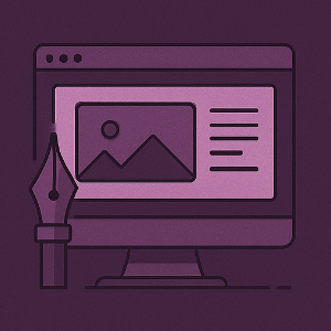 Illustration_d_un_ecran_affichant_un_site_web_symbolisant_le_webdesign_personnalise_et_WordPress