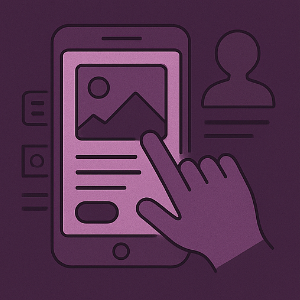 Illustration_d_un_smartphone_avec_main_interagissant_representant_l_experience_utilisateur_et_le_design_d_interface